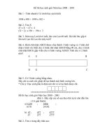 đề thi  HK2 các năm môn ngữ văn