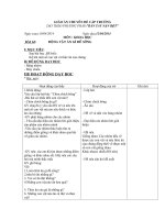 GIÁO ÁN CHUYÊN ĐỀ CẤP TRƯỜNG LỚP 4