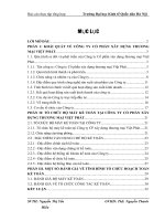 Báo cáo thực tập tổng hợp tại Công ty Cổ phần xây dựng thương mại Việt Phát