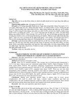 ĐẶC   điểm     CHĂM  sóc  BỆNH NHI PHẪU THUẬT TIM hở ỞIAI đoạn hậu PHẪU tại KHOA TIM MẠCH 