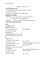 Giáo án tiếng việt 1 bài 45 vần ân ăn 