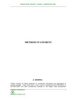 Quy trình thi công tổng hợp   method statement 