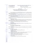 Số: 38/KH UBND ngày 27/4/2011 Kế hoạch Tổ chức lễ công nhận Trường TH Tân Phú và MN Sơn Ca đạt chuẩn Quốc gia