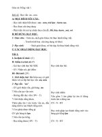 Giáo án tiếng việt 1 bài 42 vần ưu ươu 