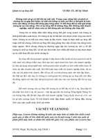 Quản trị sự thay đổi LENOVO