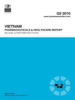 Vietnam pharmaceuticals  healthcare report   q2 2010 