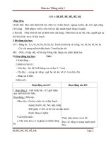 Giáo án tiếng việt 1 bài 6 be bè bé bẻ bẽ bẹ 