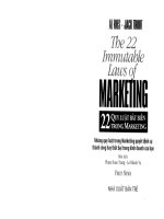 22 quy luật bất biến trong marketing