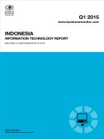 Indonesia information technology report   q1 2015 