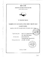 Nghiên cứu xây dựng công thức thuốc đạn salbutamol