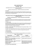 TIÊU CHUẨN QUỐC GIA THUỐC BẢO VỆ THỰC VẬT CHỨA HOẠT CHẤT PENCYCURON  YÊU CẦU KỸ THUẬT VÀ PHƯƠNG PHÁP THỬ