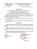 DANH SÁCH HS ĐẠT GIẢI TOÁN