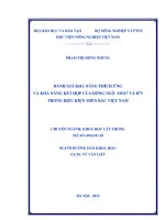 đánh giá khả năng thích ứng và khả năng kết hợp của dòng ngô mo17 và b73 trong điều kiện miền bắc việt nam