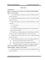 Báo cáo thực tập tổng hợp tại Công ty Cổ Phần thiết bị Điện – Điện tử Việt Nhật