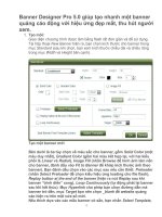 Hướng dẫn thiết kế Banner