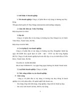 Báo cáo thực tập tại Công ty cổ phần đầu tư xây dựng và thương mại Huy Hùng