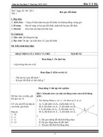 giáo án tự chọn lớp 7 hay