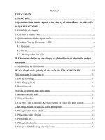 Báo cáo thực tập tại Công ty CP Đầu tư và Phát triển Du lịch VINACONEX