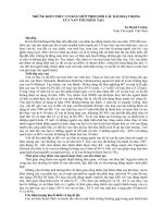 NHỮNG KIẾN THỨ  cơ bản GIÚP THEO dõi lâu dài HOẠT  ĐỘNG của VAN TIM NHÂN tạo 