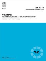 Vietnam pharmaceuticals  healthcare report   q3 2014 