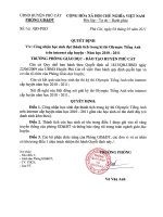 DANH SÁCH HS ĐẠT GIẢI TIẾNG ANH