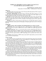 NGHIÊN cứu TÌNH HÌNH và QUẢN lý BỆNH TĂNG HUYẾT áp ở cán bộ TRUNG CAO cấp TỈNH cà MAU 