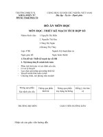 thiết kế bộ lọc số iir bằng phương pháp chebyshev