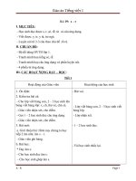 Giáo án tiếng việt 1 bài 19 âm s, r 