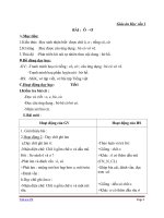 Giáo án tiếng việt 1 bài 10 âm ô, ơ 