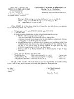 oạch đưa HSDT giao lưu cấp tỉnh 2011