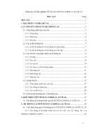 Đồ án Khảo sát và kiểm nghiệm hệ thống lái ôtô TOYOTA COROLLA ALTIS 20