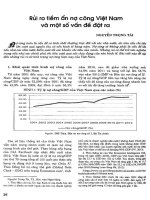 Rủi ro tiềm ẩn nợ công việt nam và một số vấn đề đặt ra