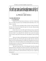 Đề tài Tổ chức cho học sinh làm thí nghiệm trong giờ Vật Lý