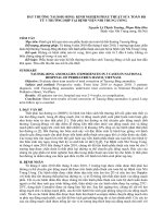 BẤT THƯỜNG TAUSSIG BING KINH NGHIỆM PHẪU THUẬT sửa TOÀN bộ từ  3  TRƯỜNG hợp tại BỆNH VIỆN NHI   TRUNG ƯƠNG 
