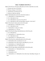 Câu hỏi trắc nghiệm chương 2   cơ khí ứng dụng