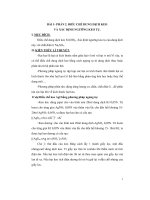 Điều chế dung dịch keo và xác định ngưỡng keo tụ