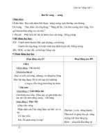 Giáo án tiếng việt 1 bài 56 vần UÔNG ƯƠNG 