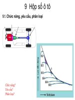 hộp số ô tô giáo án Đại Học Bách Khoa Hà Nội