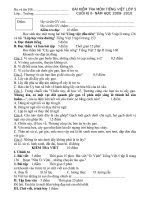 Đề kiểm tra Tiếng Việt 5 cuối kì II