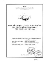 Bước đầu nghiên cứu xây dựng mô hình nhà thuốc mẫu hướng tới đạt tiêu chuẩn GPP việt nam