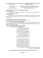 Đề thi thử tốt nghiệp môn Văn 12 Thanh Hóa (Hướng dẫn chấm)