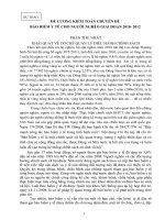 ĐỀ CƯƠNG KIỂM TOÁN CHUYÊN ĐỀ  BẢO HIỂM Y TẾ CHO NGƯỜI NGHÈO GIAI ĐOẠN 2010 2012