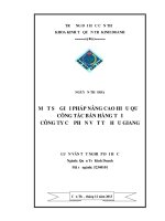một số giải pháp nâng cao hiệu quả công tác bán hàng tại công ty cổ phần vật tư hậu giang