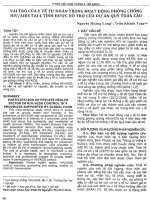 Vai trò của y tế tư nhân trong hoạt động phòng chống HIV AIDS tại 4 tỉnh được hỗ trợ của dự án quỹ toàn cầu 