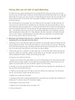 Những điều bạn cần biết về nghề marketing