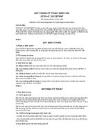 QUY CHUẨN KỸ THUẬT QUỐC GIA   VỀ QUAN TRẮC THỦY VĂN