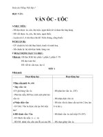 Giáo án tiếng việt 1 bài 79 vần ôc uôc 