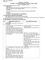 Giáo án Hướng nghiệp lớp 9 bài 1