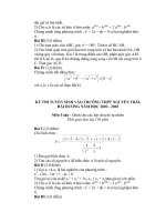 những đề thi vào 10 được sưu tầm và chon lọc