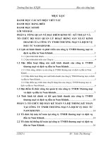 Báo cáo tổng hợp tại công ty TNHH thương mại và dịch vụ đầu tư Nam Khánh